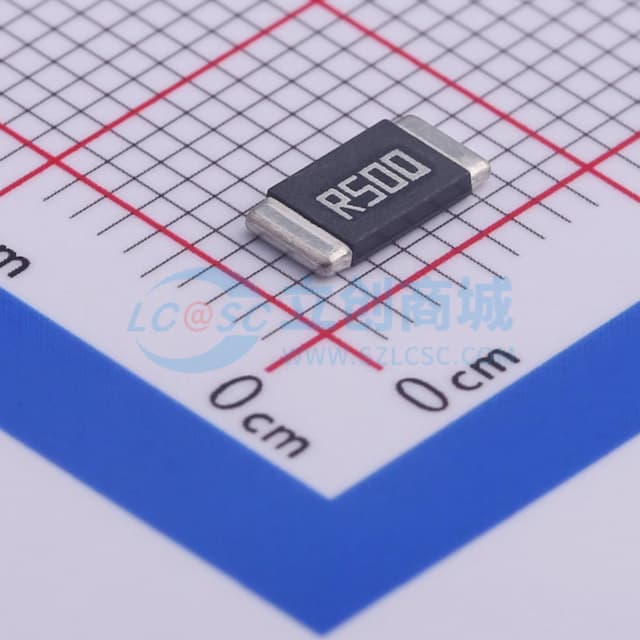 500mΩ ±1% 2W 合金电阻实物图