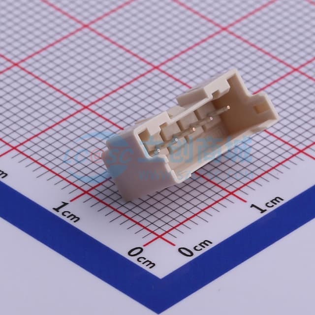 1x5P 间距:2.5mm 直插 系列:XA 【插件】实物图