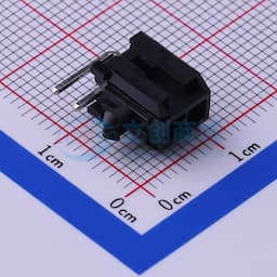 黑色 2x1P 间距:3mm 弯插【插件】缩略图