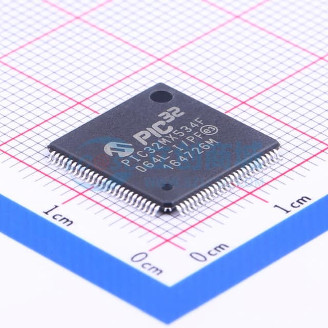 PIC32MX534F064L-I/PF实物图