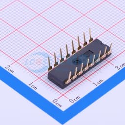 间距2.54mm 平拨,凹槽式 8位拨码开关 【插件】缩略图