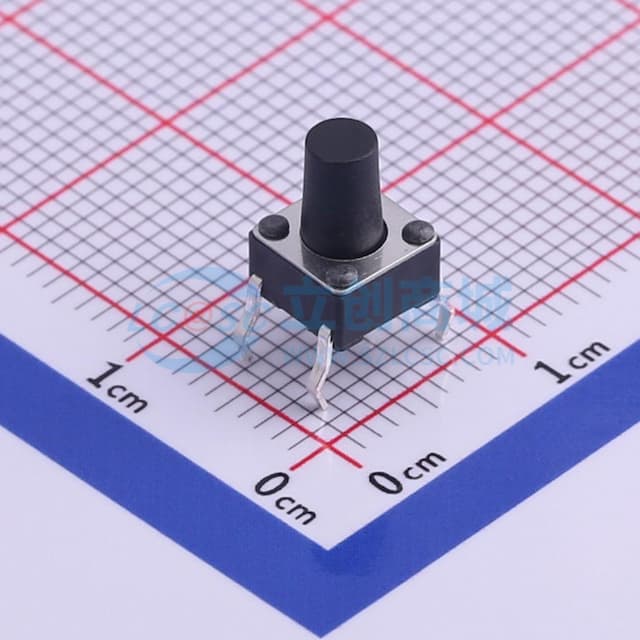 6*6*8.5mm 直插 轻触开关 【轻触】实物图