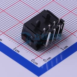 黑色 2x4P 间距:3mm 弯插【插件】缩略图