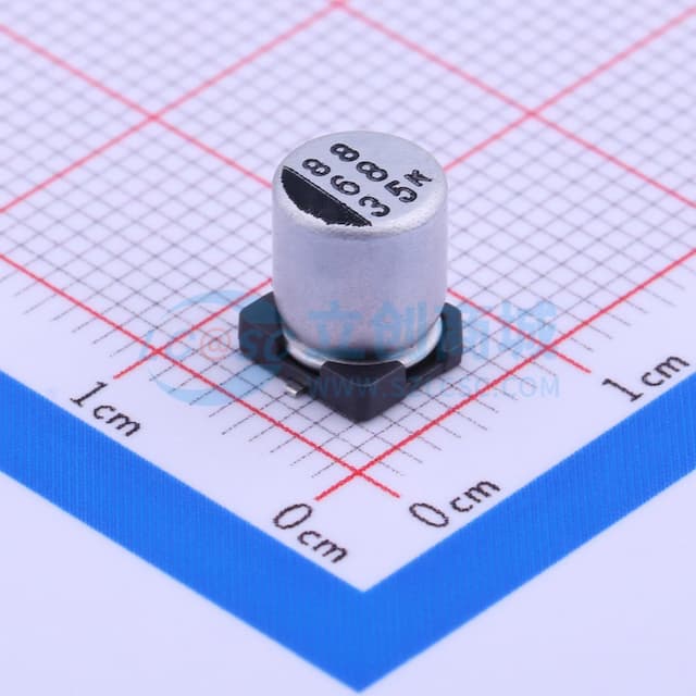 68uF ±20% 35V实物图