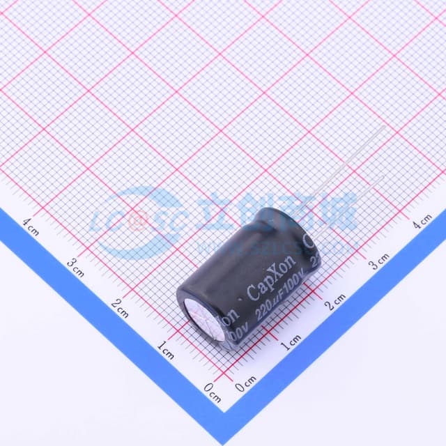 220uF ±20% 100V 【引线】实物图