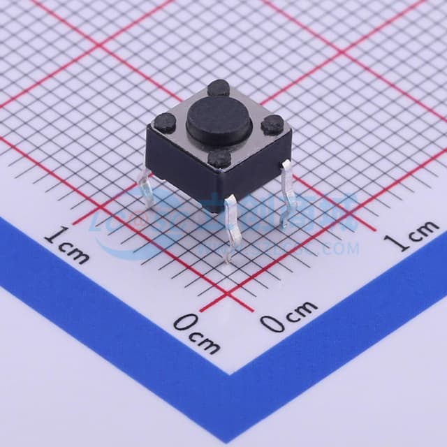6*6正按插件式轻触开关 【轻触】实物图