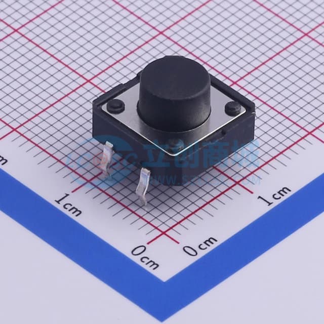 12*12*7mm 直插 轻触开关 【轻触】实物图