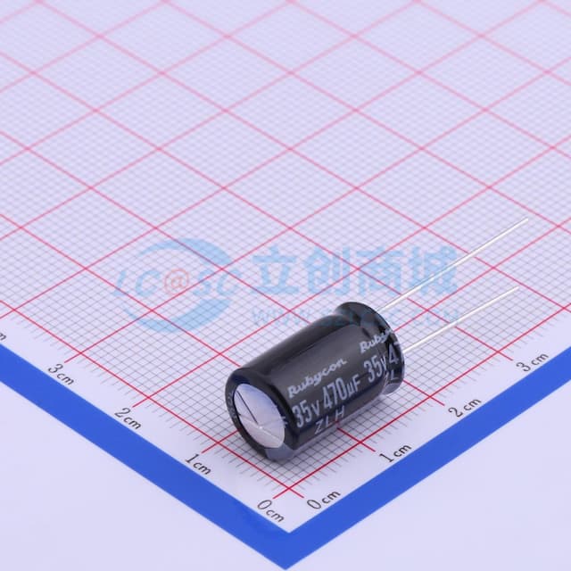 470uF ±20% 35V 【引线】实物图