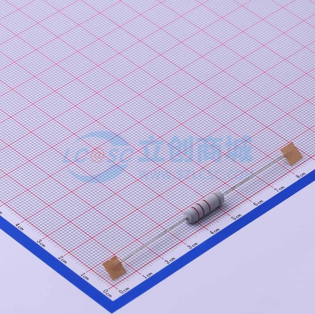 金属氧化膜电阻 2.2kΩ ±5% 2W 【插件】实物图