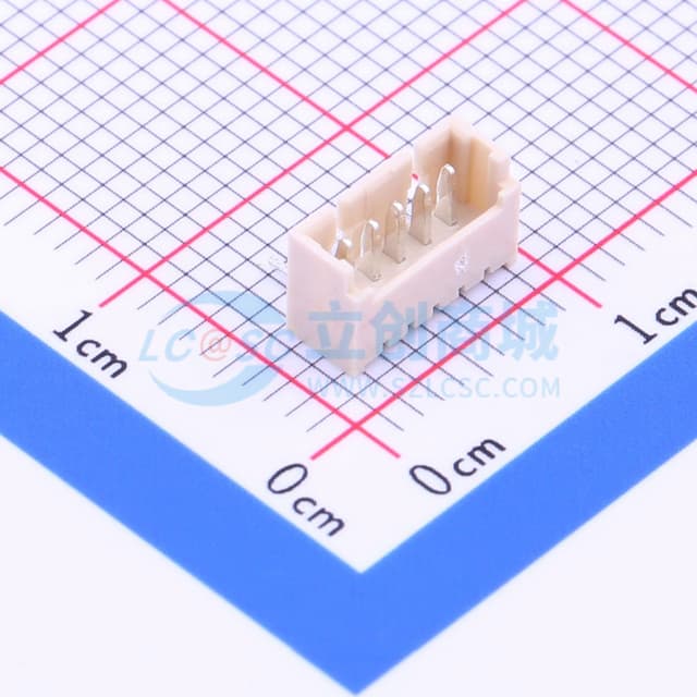 1x5P 间距:1.25mm 弯插 【插件】实物图