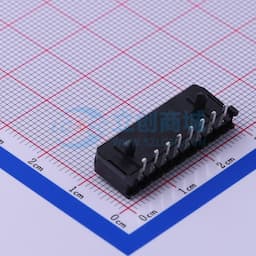 黑色 1x8P 间距:3mm 弯插【插件】缩略图