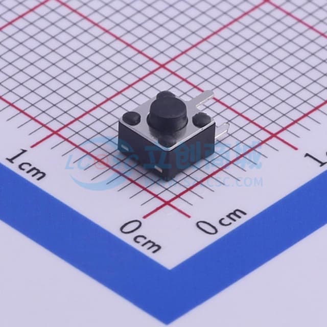 4.5*4.5*3.8mm 卧插 轻触开关 【轻触】实物图