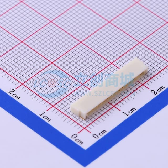 1x15P 间距:1.25mm 卧贴实物图