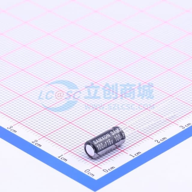 100uF ±20% 16V 【引线】实物图