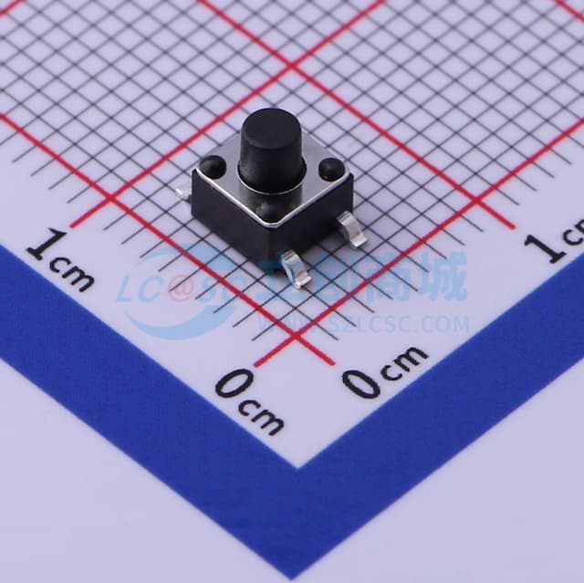 4.5*4.5*5mm 立贴 轻触开关实物图