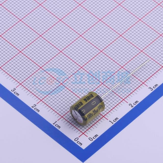 39uF ±20% 100V 【插件】实物图