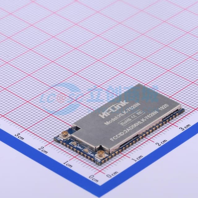 网口路由WIFI模块 天线配件HLK-7628N实物图