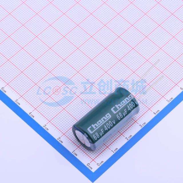 68uF ±20% 400V 【插件】实物图