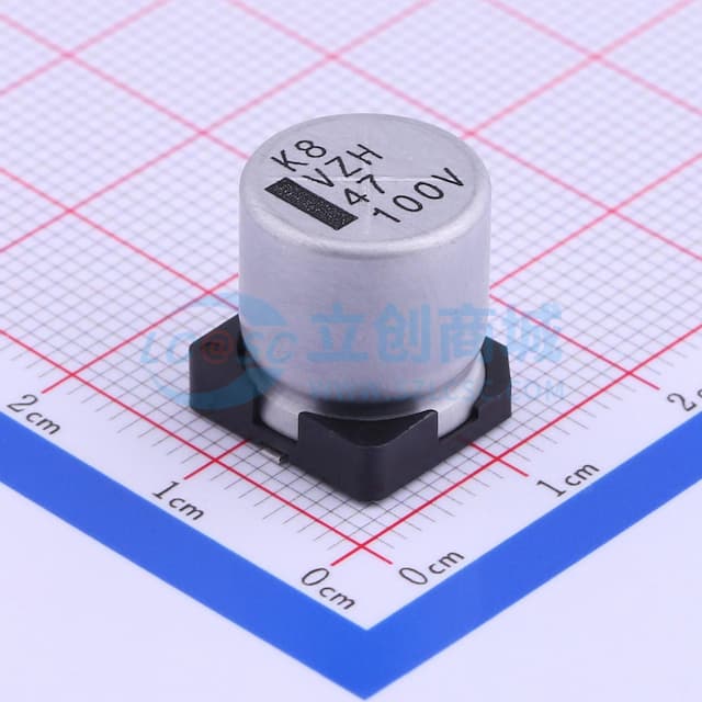 47uF ±20% 100V实物图
