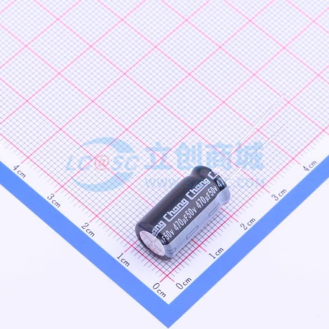 470uF ±20% 50V 【引线】实物图