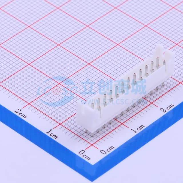 【插件】2x13P 间距:2mm 直插 系列:PHD实物图