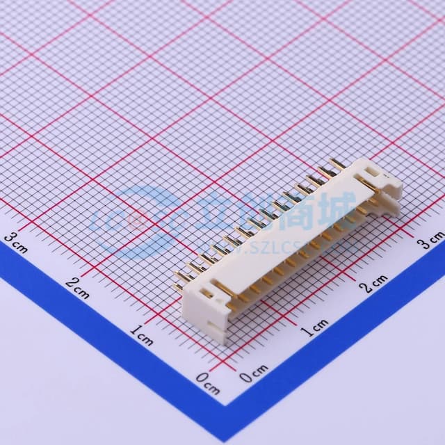 2x14P 间距:2mm 直插 【插件】实物图