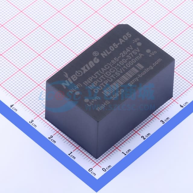 5W AC/DC模块电源 【插件】实物图