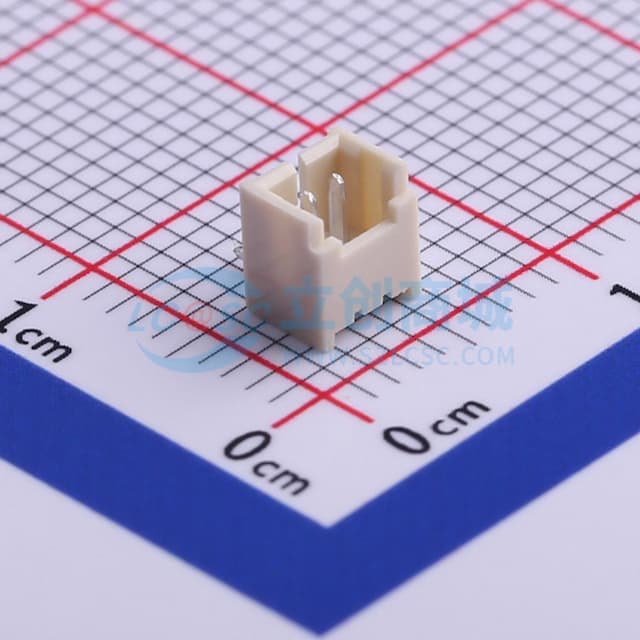 1x2P 间距:1.25mm 弯插 【插件】实物图