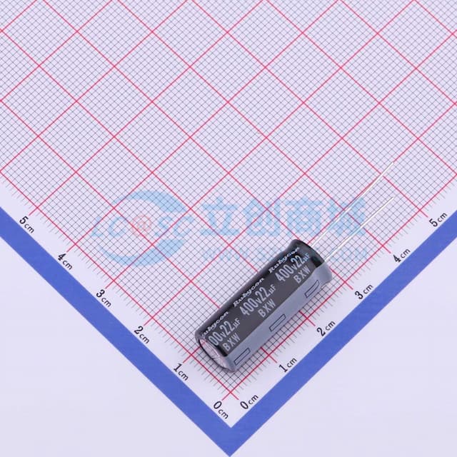 22uF ±20% 400V 【引线】实物图