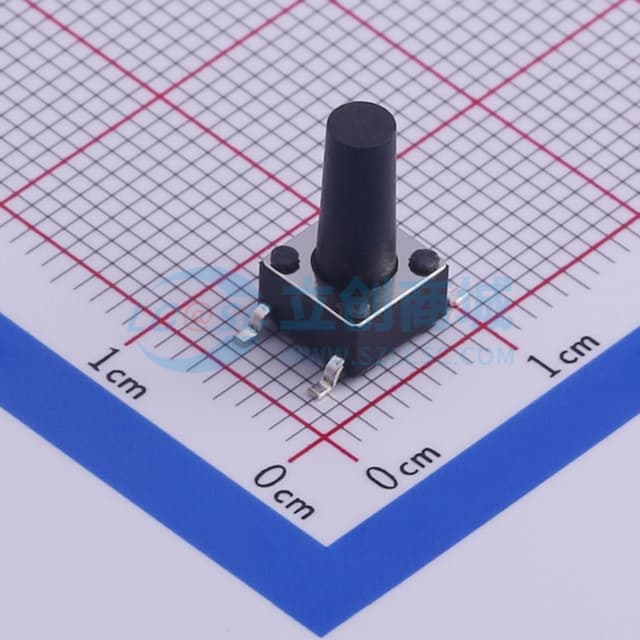 6*6*11.5mm 立贴 轻触开关实物图