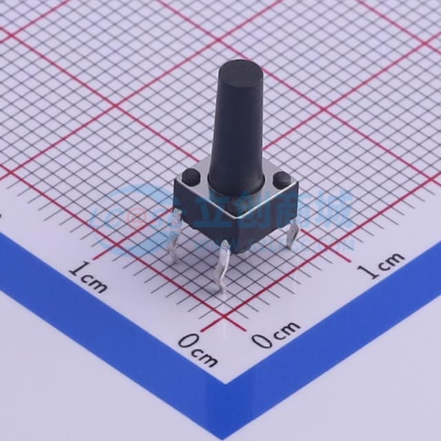 6*6*12.5mm 直插 轻触开关 【轻触】实物图