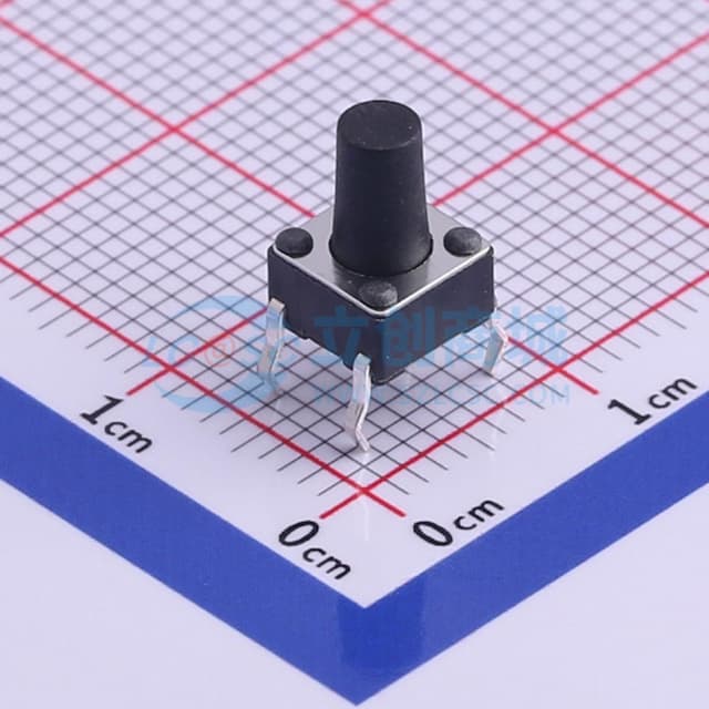 6*6*9mm 直插 轻触开关 【轻触】实物图