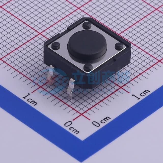 12*12*4.5mm 直插 轻触开关 【轻触】实物图