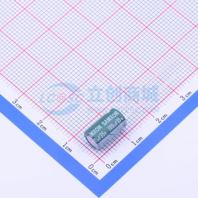 100uF ±20% 35V 【引线】实物图