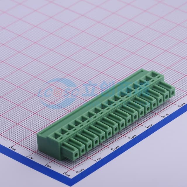 3.81mm 1x16P 排数:1 每排P数:16实物图