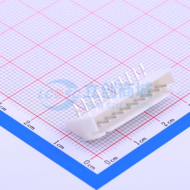 1x10P 间距:2.5mm 弯插 系列:XH【插件】实物图