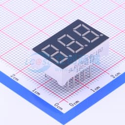 3位0.36英寸蓝色数码管 共阴极 【LE】缩略图