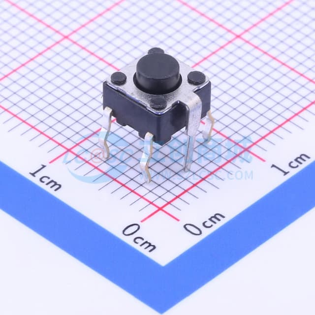 6*6*5mm 直插 轻触开关 【轻触】实物图