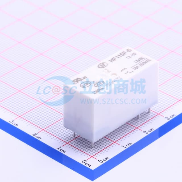 小型大功率12V继电器 单刀单掷-常开 适用于白炽灯,LED负载 【插件】实物图