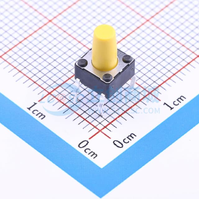 6.2*6.2*9.5mm 直插 轻触开关 【轻触】实物图