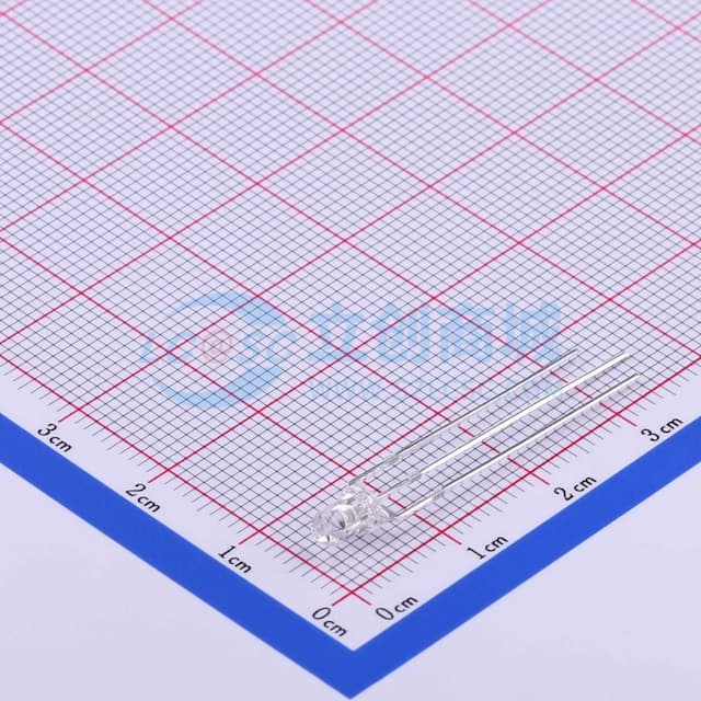 橙红,蓝灯 【发光】实物图