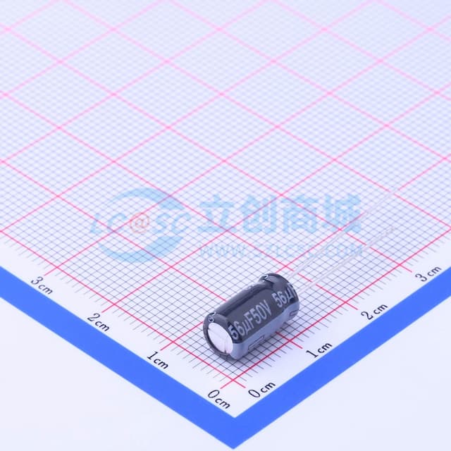 56uF ±20% 50V 【引线】实物图
