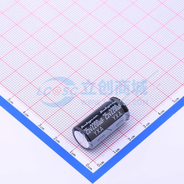 2200uF ±20% 25V 【插件】实物图