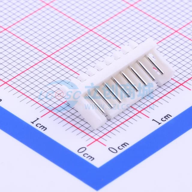 间距:2mm 1x8P【插件】实物图