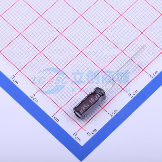 停产 10uF ±20% 35V【引线】实物图