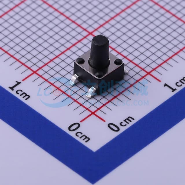 4.5*4.5*6.5mm 立贴 轻触开关实物图