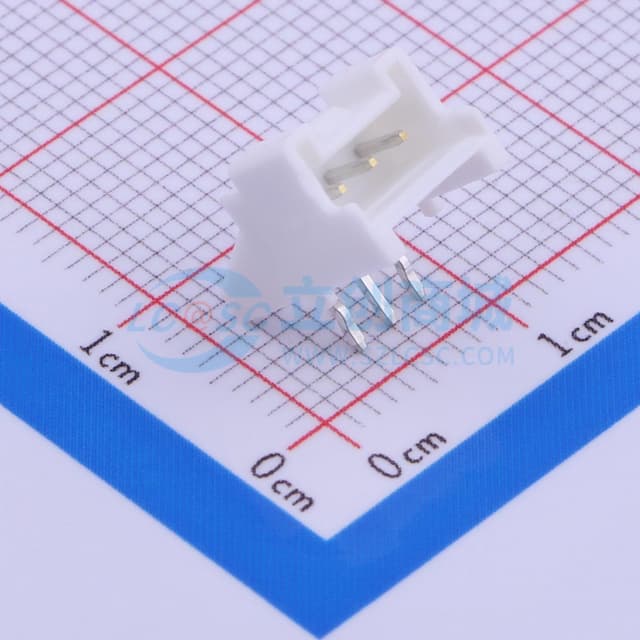 1x3P 间距:2mm 弯插 系列:PA 【插件】实物图