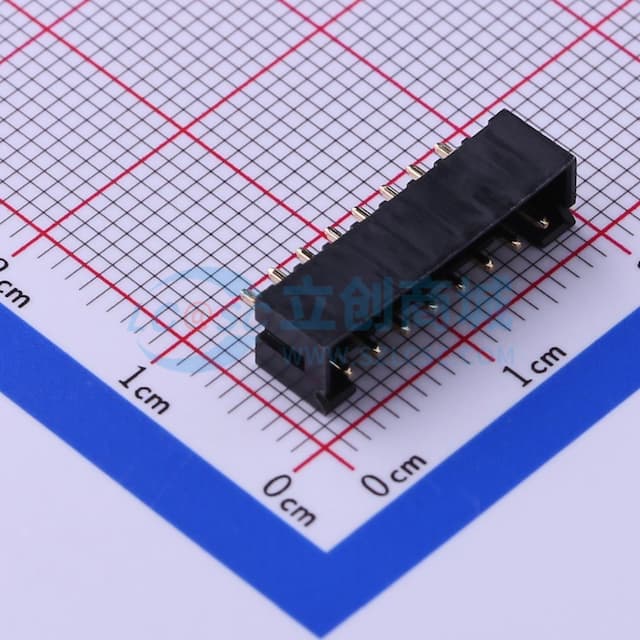 1x8P 间距:2mm 直插 【插件】实物图