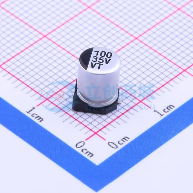 100uF ±20% 35V实物图