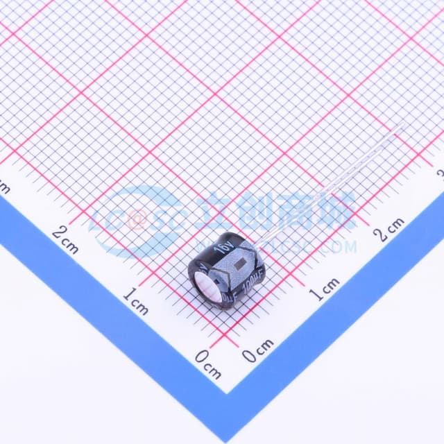 100uF ±20% 16V 【引线】实物图